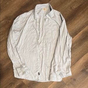 Faherty Light Blue Casual Button Down Shirt